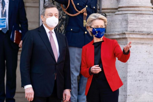 draghi e von der Leyen