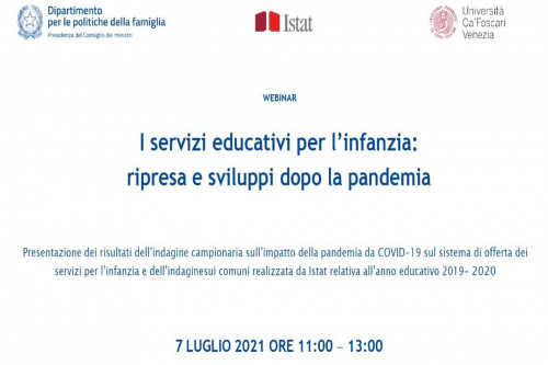 Locandina evento_I servizi educativi per l’infanzia, ripresa e sviluppi dopo la pandemia